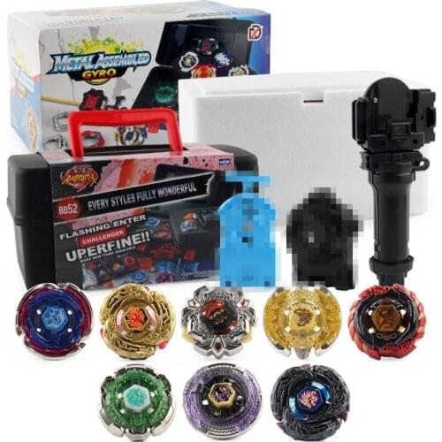 Toupie Bayblade Burst Set Toys Bayblades Bayblade Metal Fusion 4D With Launcher Spinning Top Blade Blades Toys YH1860