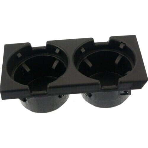 Car Front Center Console Cup Holder Drinks Dual Hole Storage Holder Replace For BMW E46 3 Series 1999-2005 51168217957