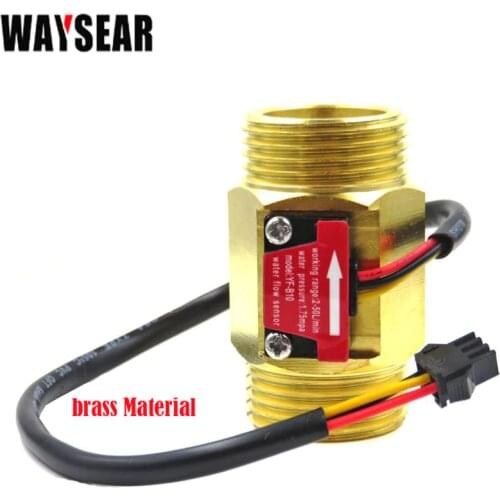 Water Flow sensor Hall Sensor Switch Flow Meter DN25 brass water meter Industrial turbine flowmeter 1 Inch water flow sensor