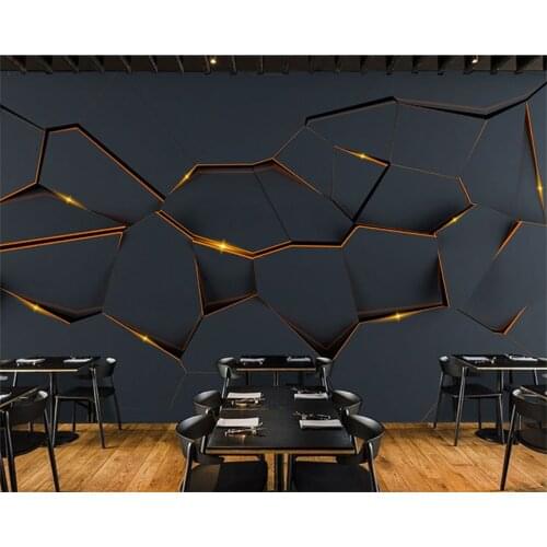 Beibehang Custom industrial style technology sense office hair salon front space extension background wallpaper papier peint