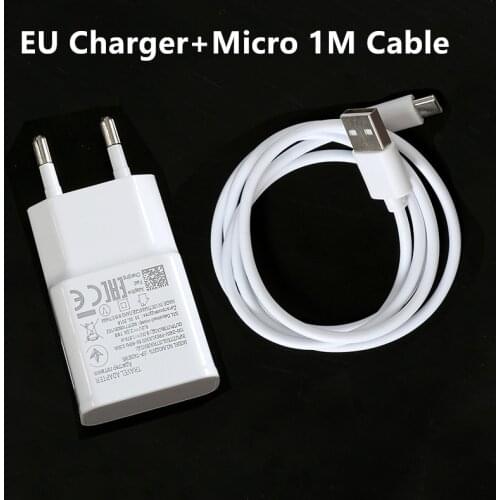 For Samsung A10e S4 Huawei Y5 Y6 2018 Y9 2019 Honor 7A 8X Lenovo P2 K6 K8 A6600 LG K10 K8 K7 Micro USB Charge Cable Wall Charger
