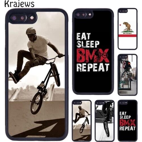 Krajews BMX Bike Extreme Sport TPU Phone Case For iPhone 5 6S 7 8 Plus 11 12 Pro X XR XS Max Samsung Galaxy S6 S7 S8 S9 S10