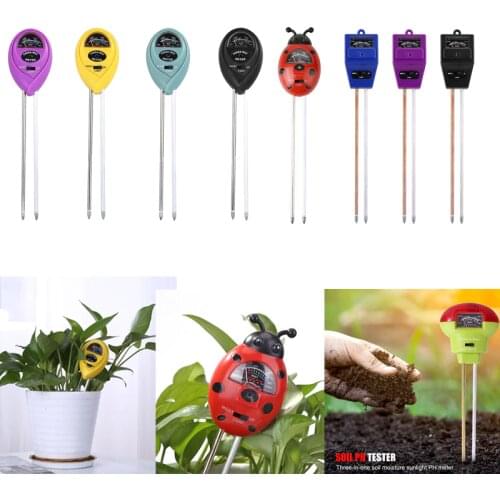 3 in 1 Digital Tester Soil Moisture Sunlight PH Meter Tester for Plants Flowers Acidity Moisture Measurement Garden Plants Tools