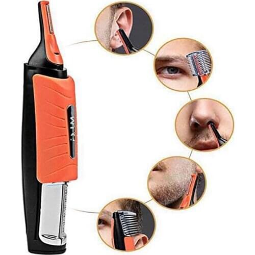 AAA battery 6 in 1 Electric shaver eyebrow trimmer hair Electric Shaver Portable Shaving with LED Hair clipper Shaver trimmer