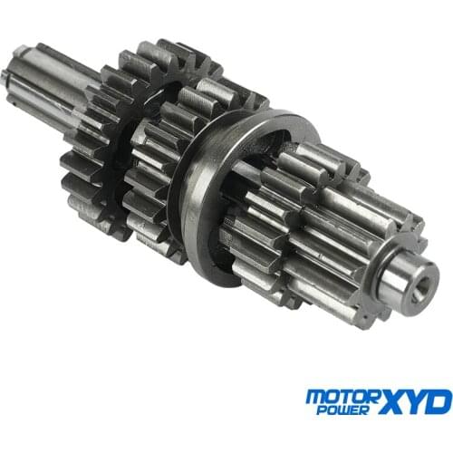 LF125 Main shaft Gear Kit for lifan 125 125cc 1P52FMI Horizontal Kick Starter Engines Dirt Pit Bikes Parts