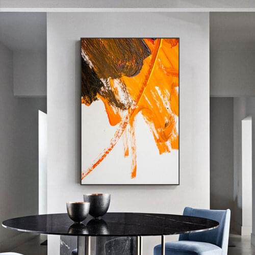 Wonderful Color Blocks World Canvas Painting Blue Orange Red Posters and Prints Wall Picture for Living Room Abstract painting