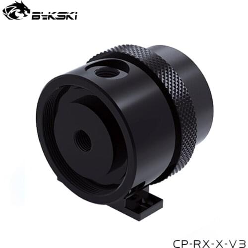Bykski Computer Water Cooling Loop Build DDC Pump ,6 Meters Lift ,700L/H,G1/4" 4PIN Molex + PWM,Black,CP-RX-X-V3