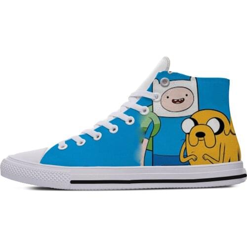 2019 Hot Cool Fashion Summer Sneakers Handiness Casual Shoes 3D Printed Cartoon Funny Cute For Men Women Adventure Time