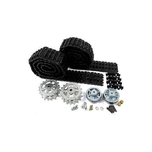 Mato Metal Tracks Sprockets Idler Wheels For Heng Long 1/16 Jagdpanther Panther G RC Tank MT012 TH00706-SMT4