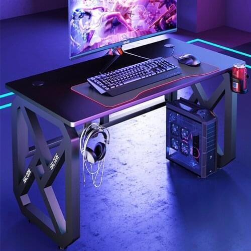 Fashion boy cool game table desktop computer table home simple and modern can be assembled desktop table Internet cafe table