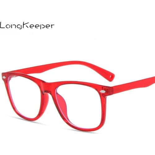New Square Anti Blue Light Kids Glasses Optical Frame Children Boy Girls Computer Transparent Blue Light Blocking Eyeglasses UV