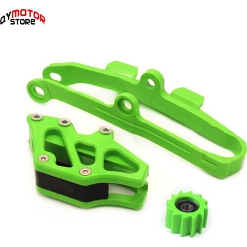 New Swingarm Chain Slider With Guard Guide+Roller Fit KX250F KX450F 09-16 Dirt Bike Off Road Motocross Motorcycle
