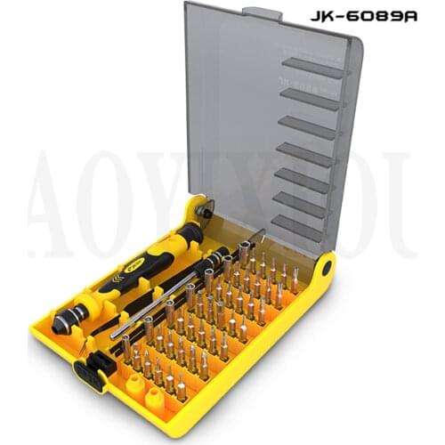 Precision 45 in 1 Professional Electron Torx Hardware Screwdriver Repair Tools Set Interchangeable Manual Set Jackly JK-6089A