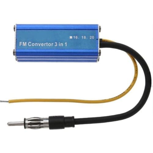 Downconverter CD Player Car Audio Refitting Radio FM Frequency Converter for 76-90MHz Sony, Panasonic & Other CD players