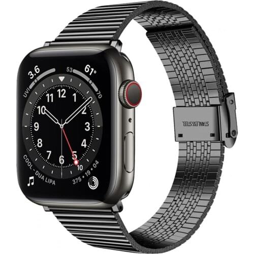 Bracelet for apple watch 6 5 4 SE band 44mm 40mm Stainless Steel strap for iwatch 3 42mm 38mm bands Women Men Replacement correa