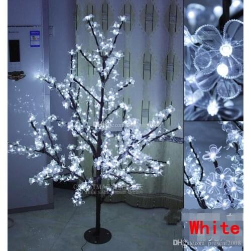 Christmas LED Cherry Blossom Tree Light 1.5M Height Tree Lights Fairy Lights Landscape Outdoor Lighting for Holiday Wedding Deco