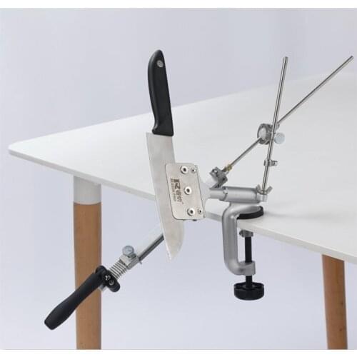 Aluminium Alloy Knife Sharpener System 360 Degree Flip Constant angle Grinding tools Grinder Machinewith 4pcs Stones RX-008