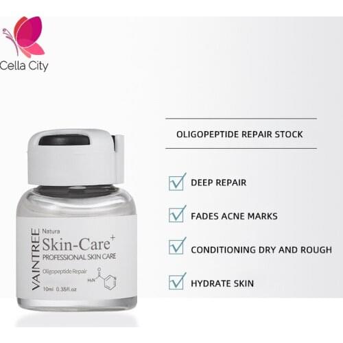 Cellacity Oligopeptide Repairing Liquid Moisturizing Soothing Repairing and Controlling Acne Needle Free Water Luminous Essence
