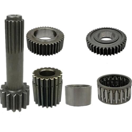 Excavator parts gear for Hitachi zax55 60 Shanhe Smart SWE60 70 walking motor pump shaft sun planetary gear bearing
