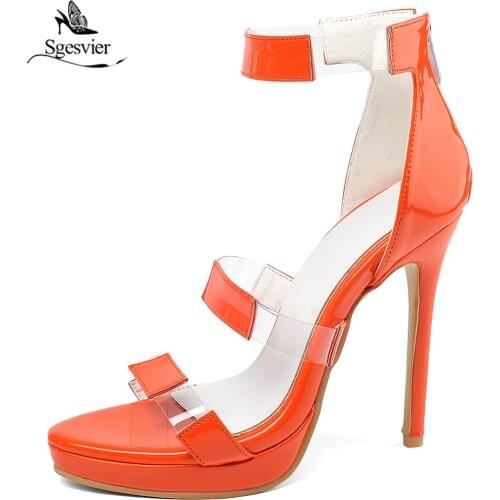 Sgesvier Women Newest Classic Thin High Heels Sandals Female Gladiator Summer Peep Toe Cheap Shoes Lady Green Sexy Shoes G192