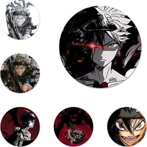Black clover anime Icons Pins Badge Decoration Brooches Metal Badges For Clothes Backpack Decoration