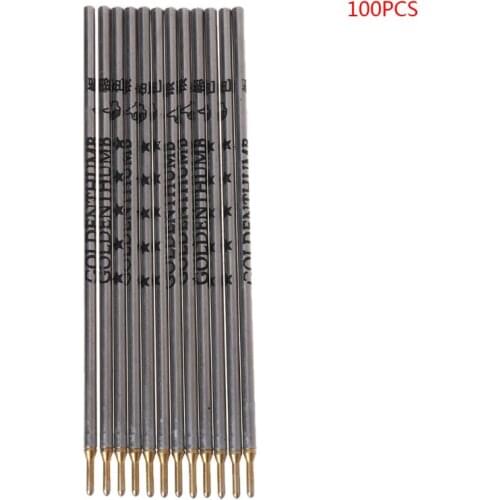 100pcs/box Mercury Metal Pipe Silver Refill Clothing Leather Cutting Positioning Special Mark Line Pen