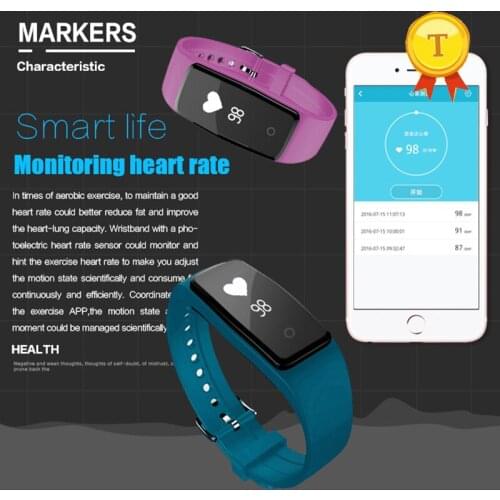2018 IP67 Waterproof Pedometer Smart Bracelet Heart Rate Monitor man woman SmartBand Fitness Tracker For Android ios PK ck11c