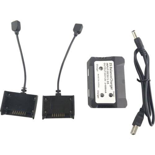 2IN1 Lipo Battery 2S 7.4V USB Balance Charger Charging Adapter for MJX Bugs 3 Pro B3pro, Holy Stone HS700 Drone Quadcopter