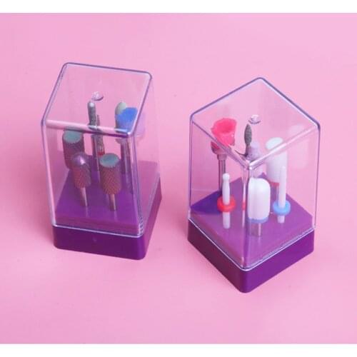 7 Pcs Box Ceramic Nail Drill Bits Set Electric Drill Bit Art Tools Accessories Tungsten Carbide Alloy Multi Milling 7pcs Set