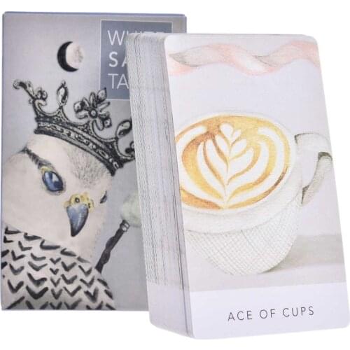 78PCS Tarot Cards for Divination The Modern Witch Tarot Deck Guidebook Card Table Card Game