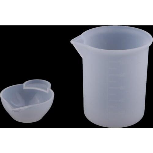 7X Silicone Cup Washable Reusable Epoxy Resin Mixing Cup DIY Resin Glue Tool