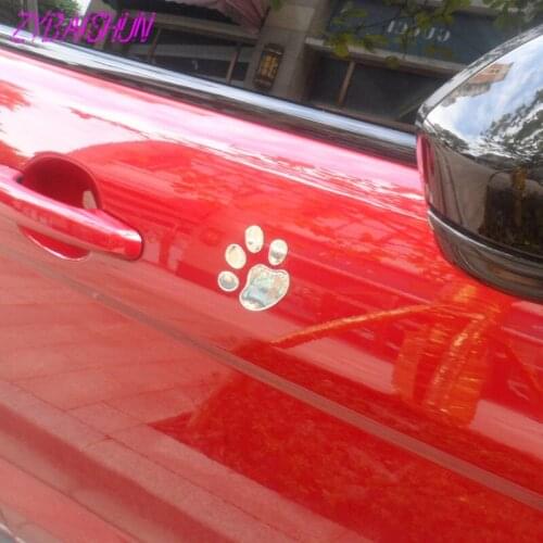 Car sticker classy design paw 3D animal Cat Bear traces stickers for Jaguar Land Rover Range Rover/Evoque/Freelander/Discovery