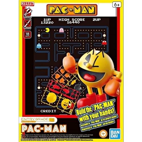 Bandai ENTRY GRADE EG PAC MAN Assemble Action Figureals Brinquedos Model
