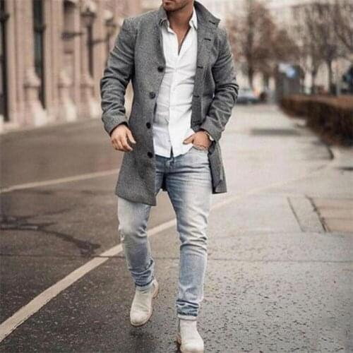 GuyaWax Mens Wool Coats