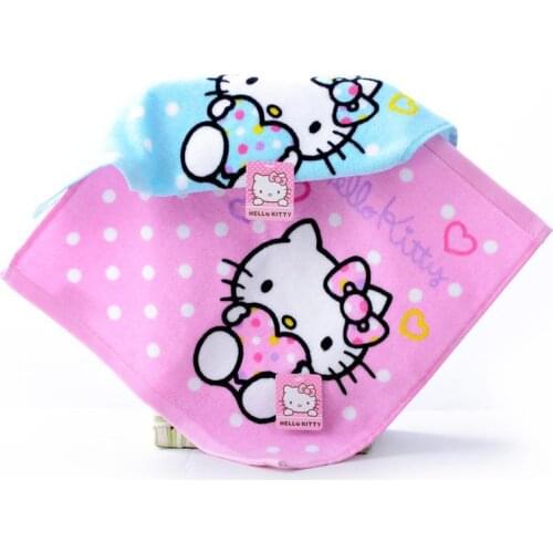 TAKARA TOMY Hello Kitty towel cotton baby absorbent cotton square handkerchief