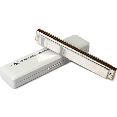 Swan SW28-2 28 Holes Harmonica With Case Ckey