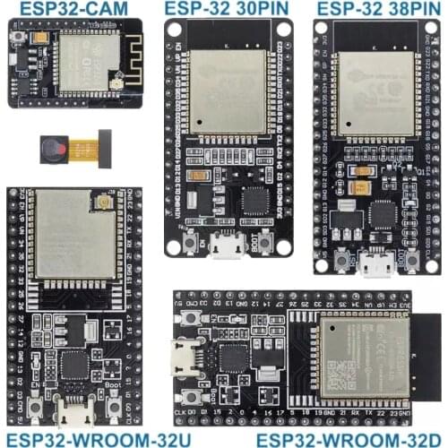 ESP32 Development Board WiFi+Bluetooth Ultra-Low Power Consumption Dual Core ESP-32 ESP-32S ESP32-CAM ESP 32 Similar ESP8266
