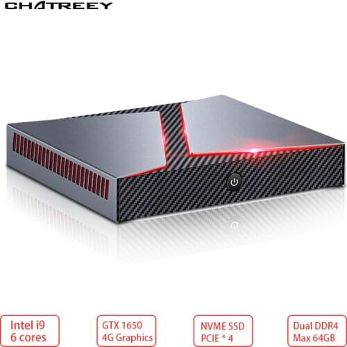 Chatreey G1 mini pc intel core i5 i7 i9 with Nvidia GTX1650 4G VARM Graphics Gaming desktop computer windows 10 HTPC