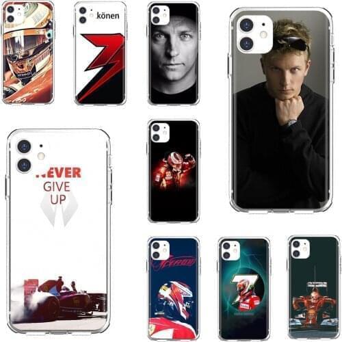 Soft TPU Case For Xiaomi mi Redmi Note 3 4 4X 5 6 7 8 8t 9 9s 9t 10 pro lite Fashion-Car-driver-Kimi-Raikkonen