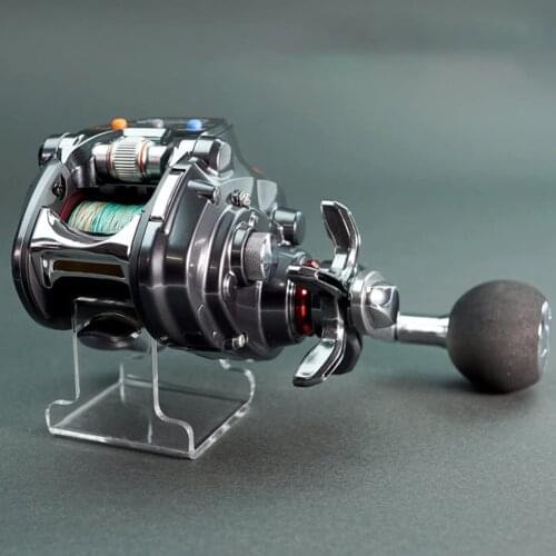 Fishing Reel Collection Placement Fishing Tackle Display Stand Shelf Stand Baitcasting Reel Showing Collection Placement