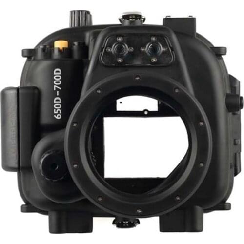 Meikon 40M/130FT Underwater Waterproof Housing Case for Canon EOS 650D 700D