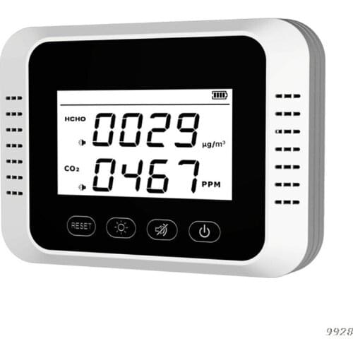 Wall Mount Carbon Dioxide Air Quality Monitor Multipurpose Portable CO2 Tester 448A