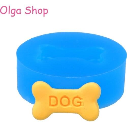 QYL170 16.3mm DOG Bone Silicone Mold - Cake Decorations, Polymer Clay Mould, Cabochon Candy, Food Safe, Resin, Chocolate Molds