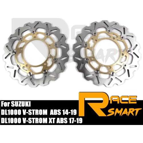 Motorcycle CNC Front Brake Discs Rotors For SUZUKI DL1000 V-STROM ABS 2014-2019 Brake Disk DL 1000 V-strom XT ABS 2017 2018 Gold