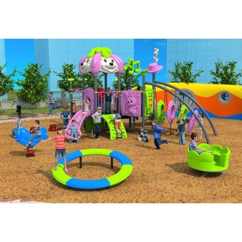 CE,ISO,TUV antirust beach outdoor playground park super quality extra strong plastic amusement play structure YLW-OUT171025