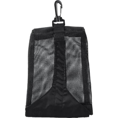 Scuba Diving Snorkeling Drawstring Mesh Bag, Mesh Duffle Gear Bag with Hang Buckle,9.8 inch X 5.9 inch