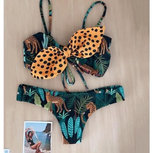 Sporlike Polka Dot Swimwear
