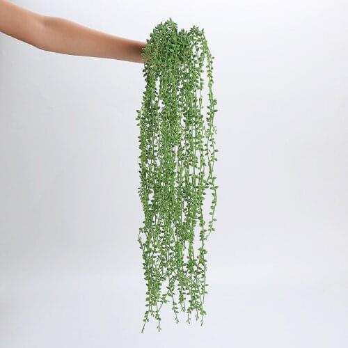 Wedding Decoration High Quality PVC Artificial Succulent Artificial Lover Tears Plant Hanging Rattan