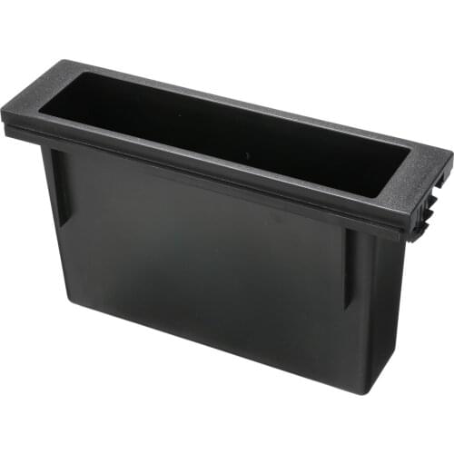 1PC Universal 1 Din Car Radio Storage Spacer High Quality Compartment Slot Faceplate Blind Shaft For Auto Interior Accessories