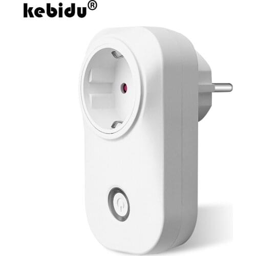 WIFI Smart Switch Socket Wireless Voice Intelligent Control Socket Smart Timing Outlet Home Switch Socket EU Plug stopcontact